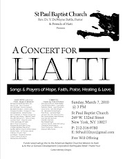 A Concert for Haiti Flyer