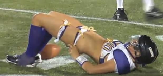 Tech-Media-Tainment: How To Tackle A Lingerie Football League Player