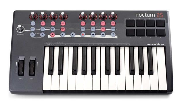 NOCTURN25 CONTROLADOR MIDI NOVATION FMNOTAS NEWS