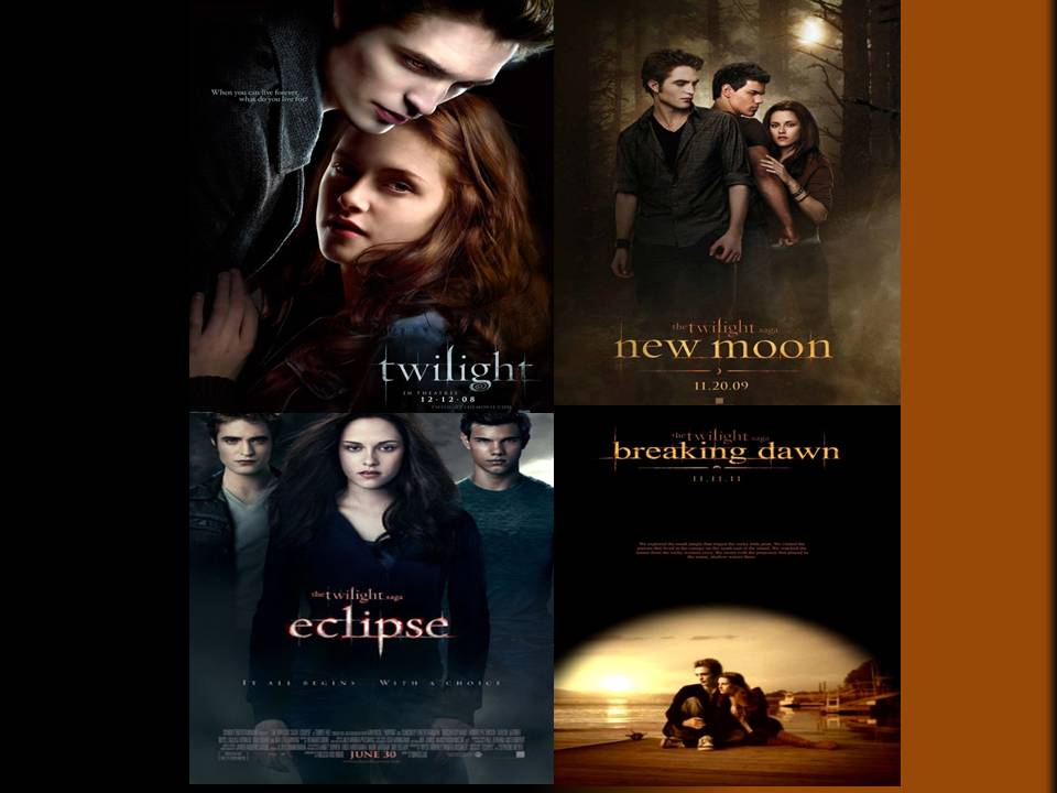 DANIZINHA Posteres dos 4 filmes da saga Crepusculo!!!!!!!!!!