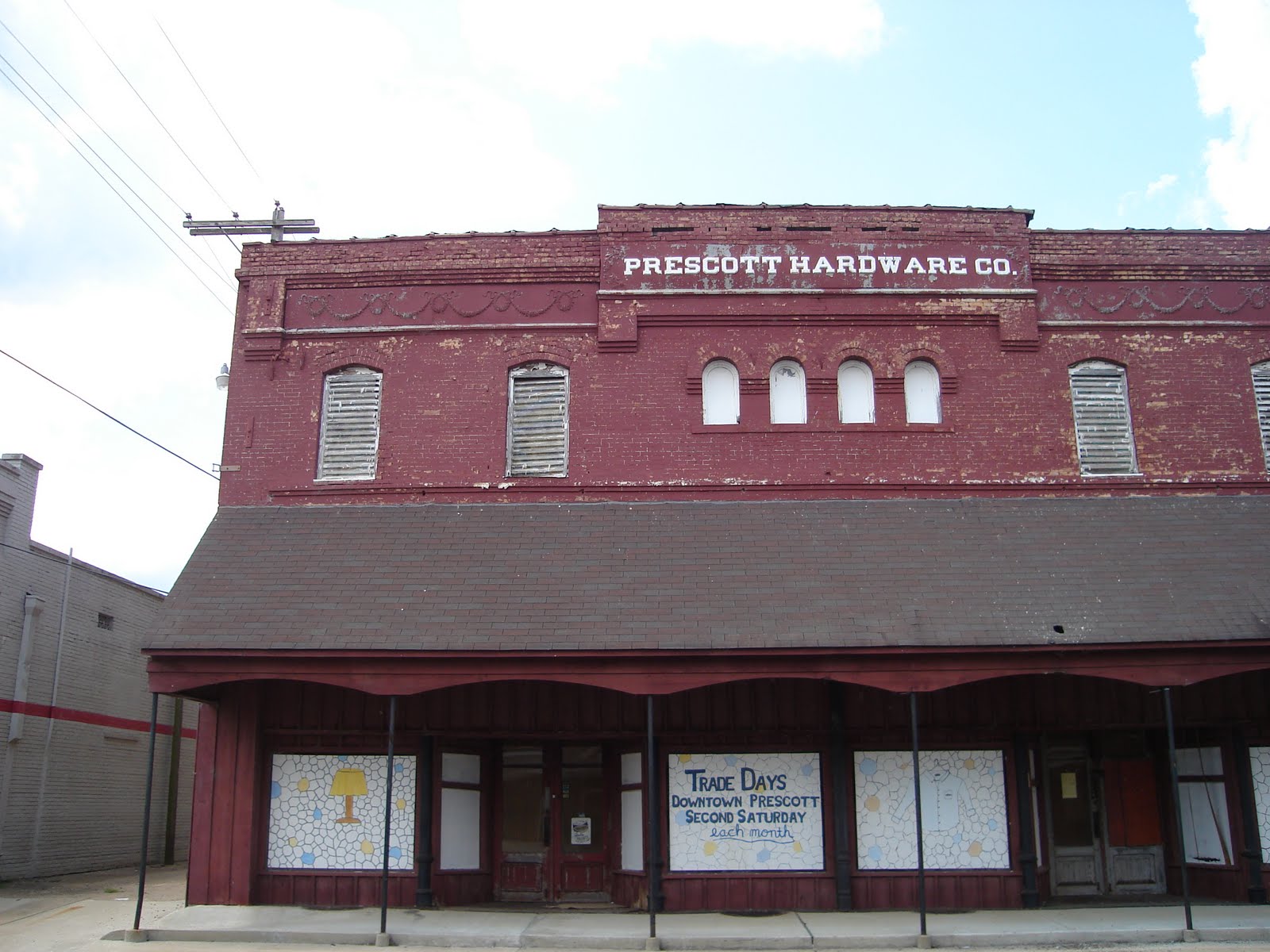 Painting Arkansas Prescott Hardware, Nevada County