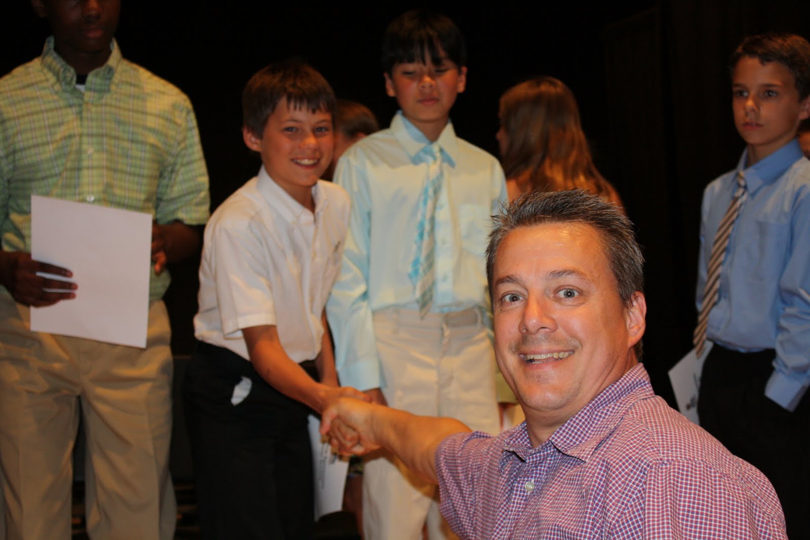 Family James' Induction into the Honor Society