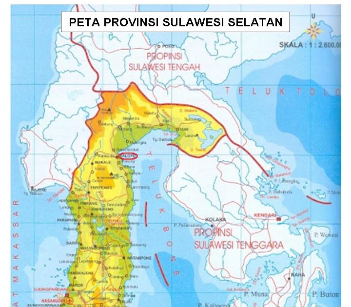 PETA DIGITAL: Peta Provinsi Sulawesi Selatan 03