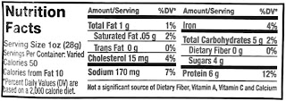 hickory's best jerky nutrition label