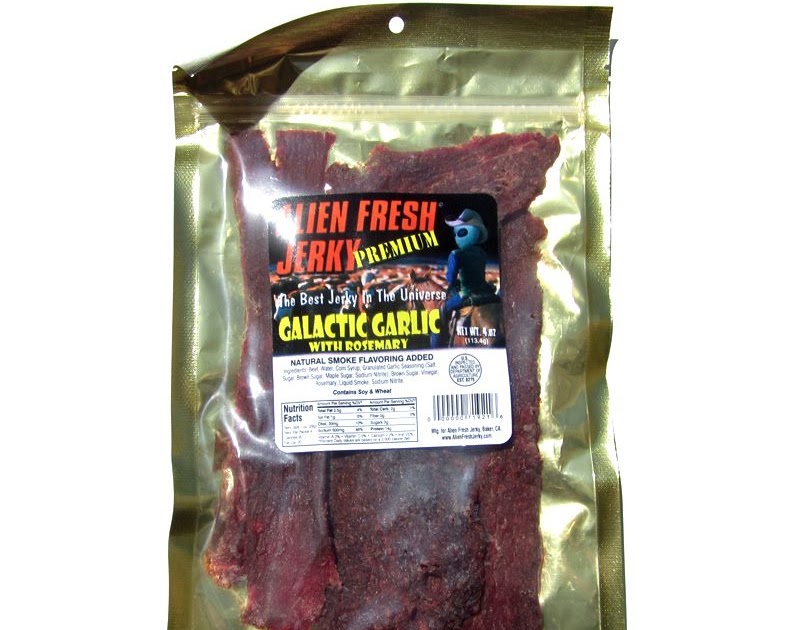 Alien Fresh Jerky Galactic Garlic with Rosemary Beef Jerky Reviews