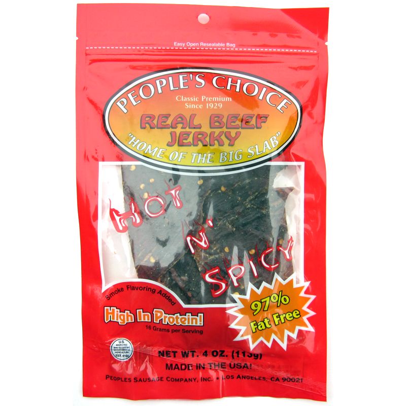 People's Choice Beef Jerky Hot N' Spicy Beef Jerky Reviews