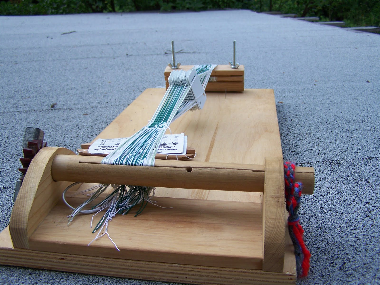 NellaBellabest Portable card weaving loom for long lengths