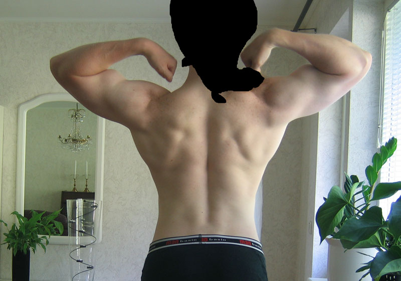 Niclas — Flexing fullbody back