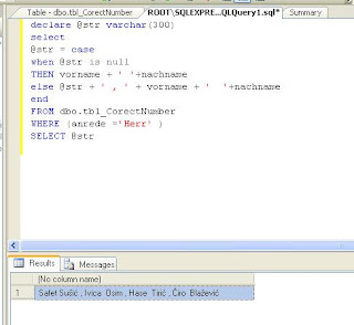 MSSQL return a single line value consisting of multiple rows of values ...