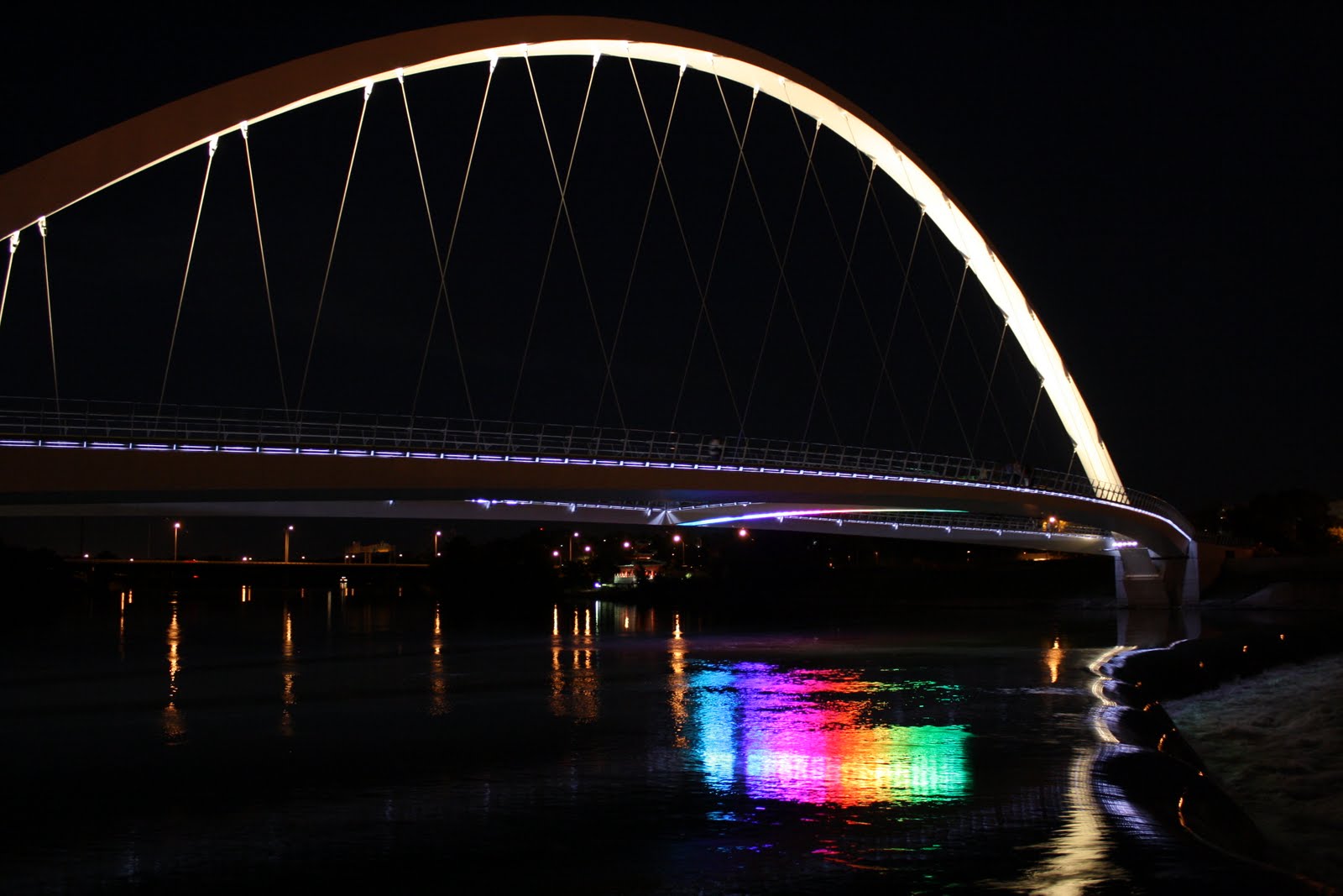 Canon Tracks Pedestrian Bridge Downtown Des Moines