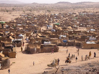 Refugee camp in Chad.