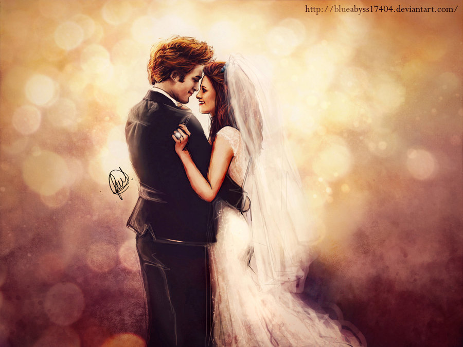 Breaking Dawn Wallpaper: breaking dawn bella and edward wedding