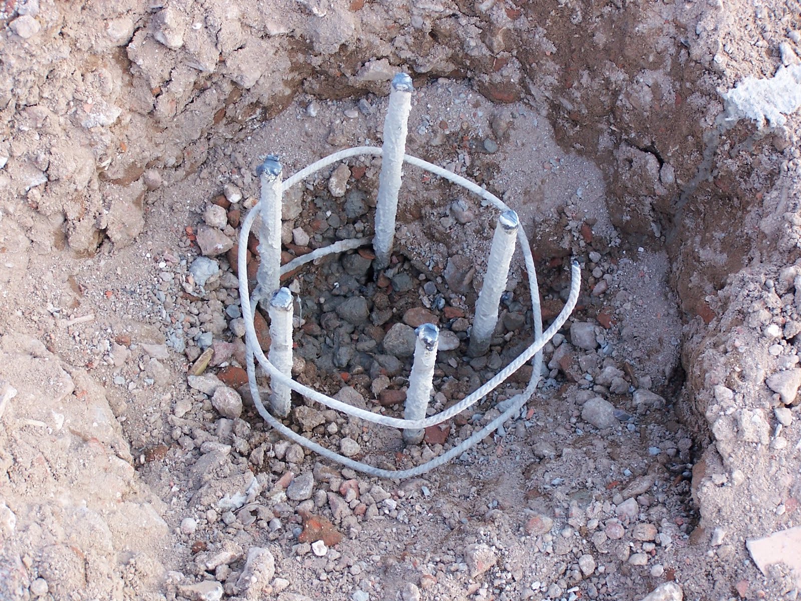 Mein Bautagebuch Die Pfähle