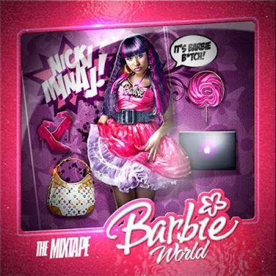 nicki minaj barbie world album cover. nicki minaj barbie.