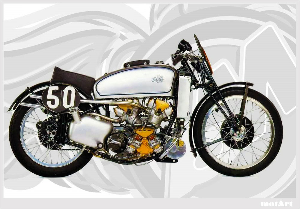 MotArt: Turbocharged AJS racer