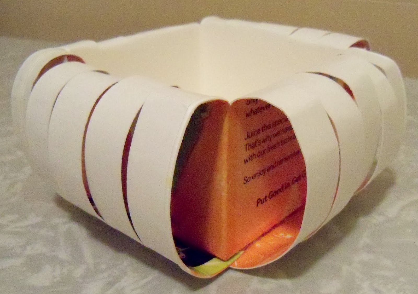 Crafting with Recyclables Juice Carton Photo and Card Display