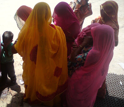 Traditionally attired Rajasthani womenfolk