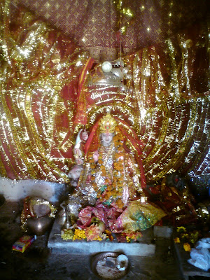 Idol of Maa Jagdamba at the local Temple at Kemundakhal