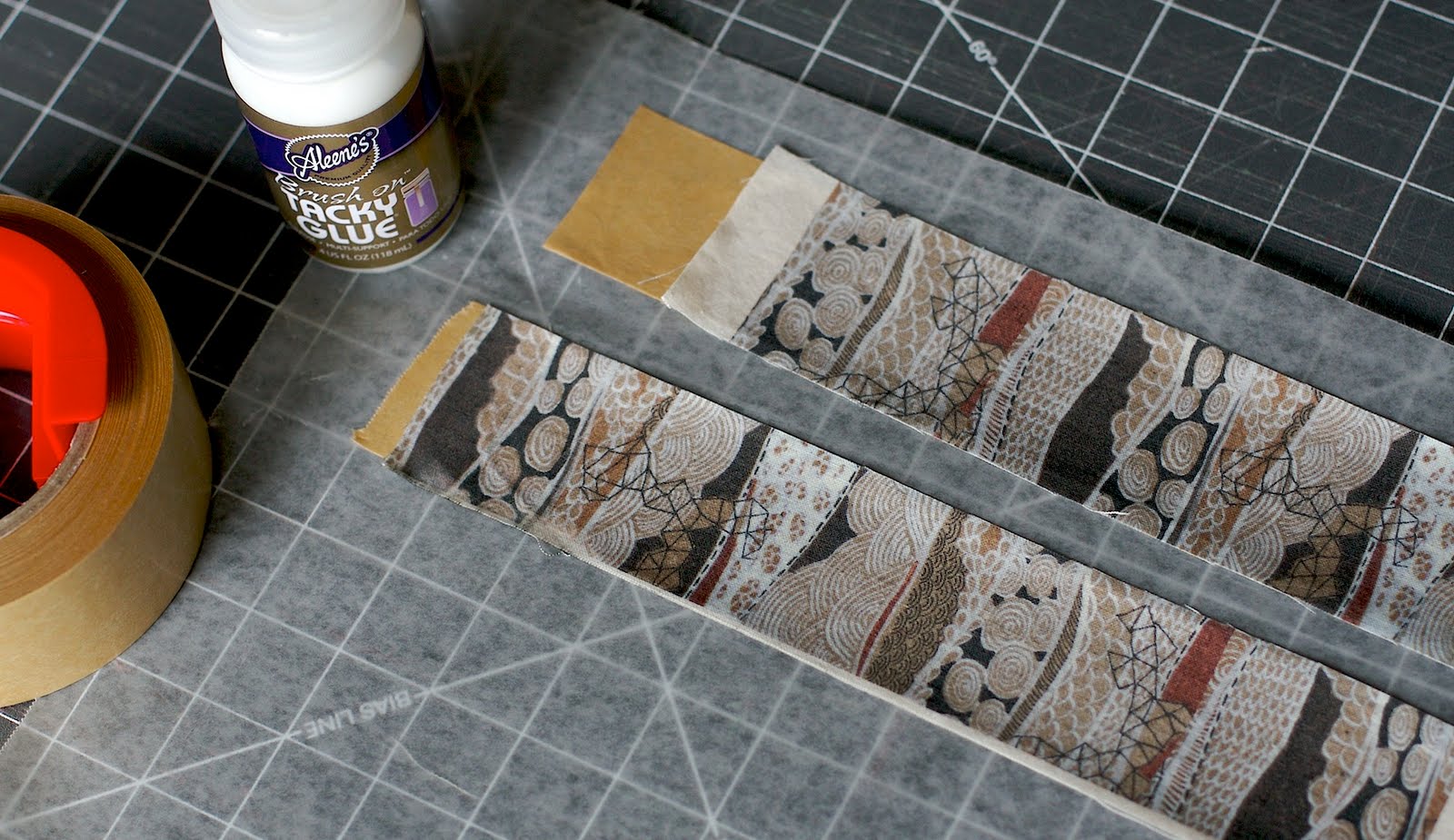 Habit of Art making your own fabric tape