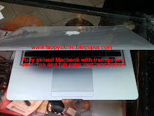 MacBook Air Fully Transparent skined