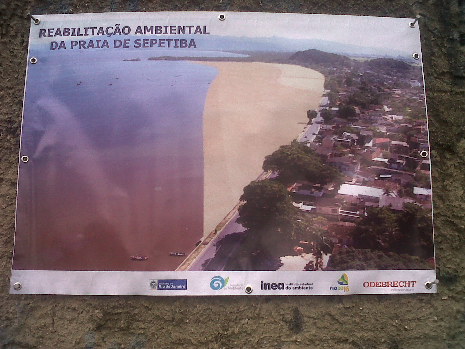 Felippe Carrero Teixeira: Obras de Despoluição da Praia de Sepetiba.