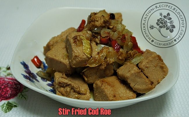 INTER FOOD: Stir Fried Cod Roe