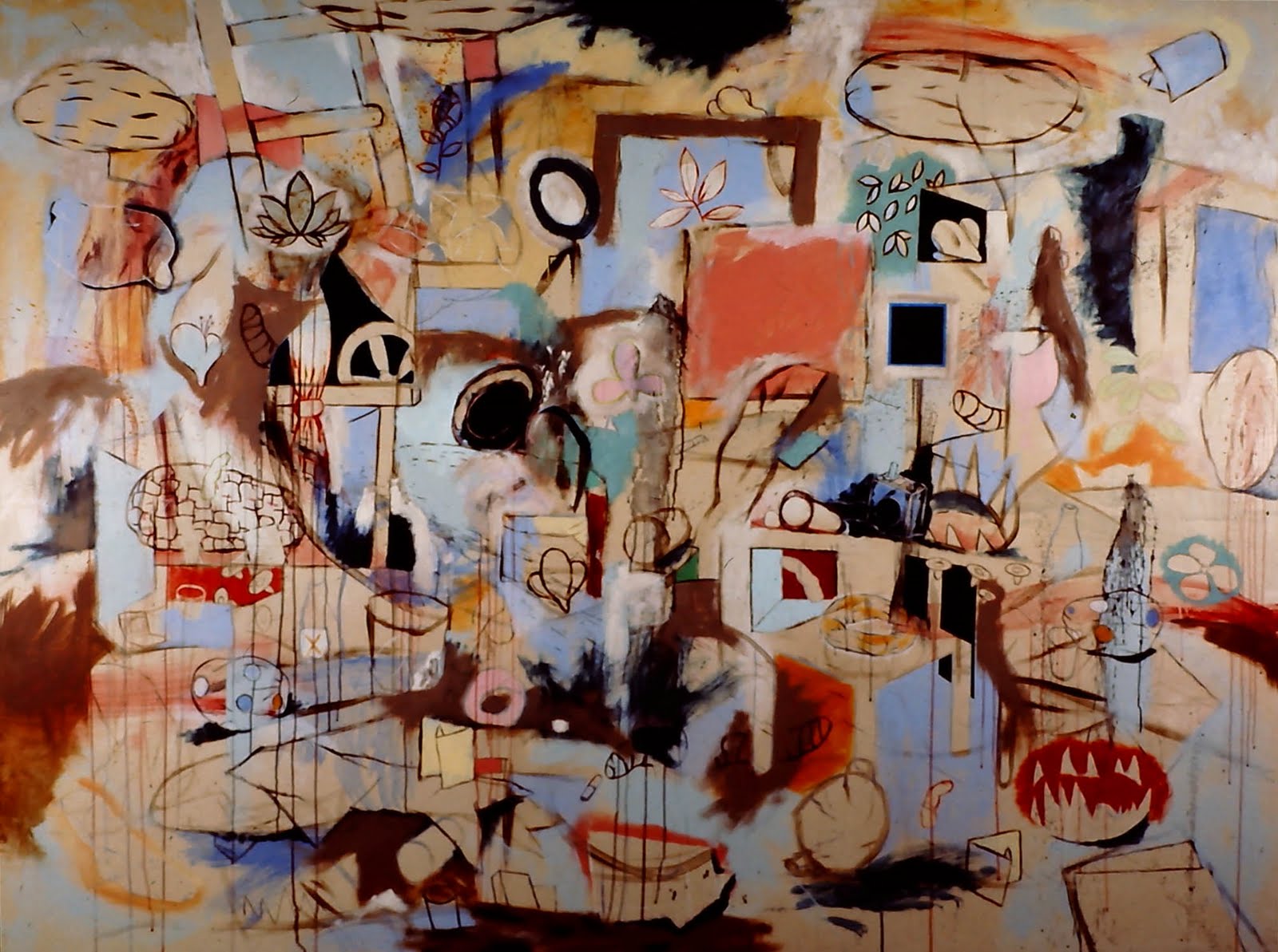 the brazen head Three large scale abstract paintings from 2000 NY