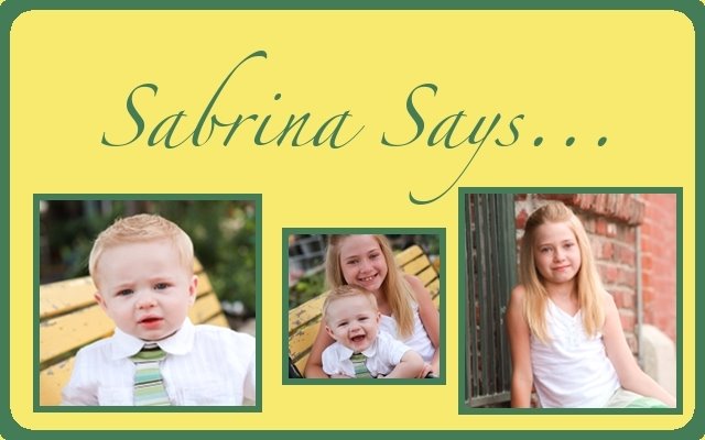 Sabrina says...