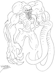 monster creature sketch wayne tully monsters drawing horror sketches sketching draft daily xjo female ink bmp