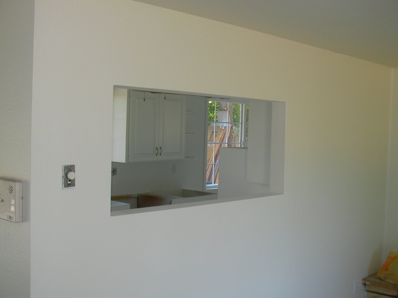 Consider It Done Construction: Kitchen Pass Through