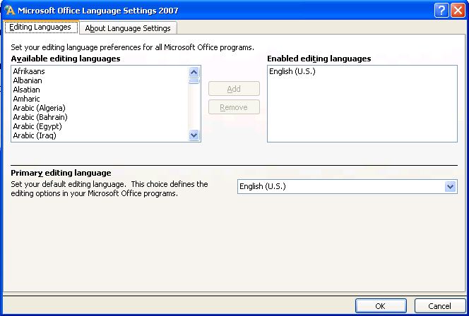 le service d'outils de vérification linguistique Microsoft Health Care Office 2007 apporte 3