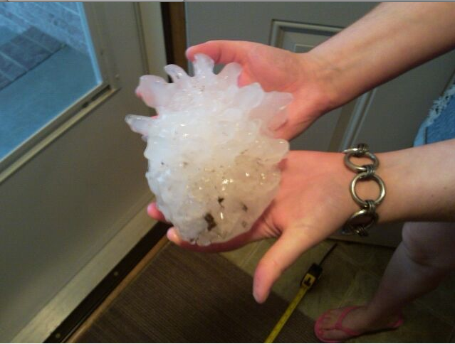 Mike Smith Enterprises Blog Unique Way Of Displaying Huge Hail world-s-largest-hailstone-at-maag-laura-fissel-flickr