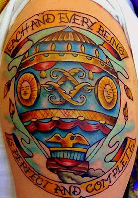 Hot Air Balloon Tattoo on Arm