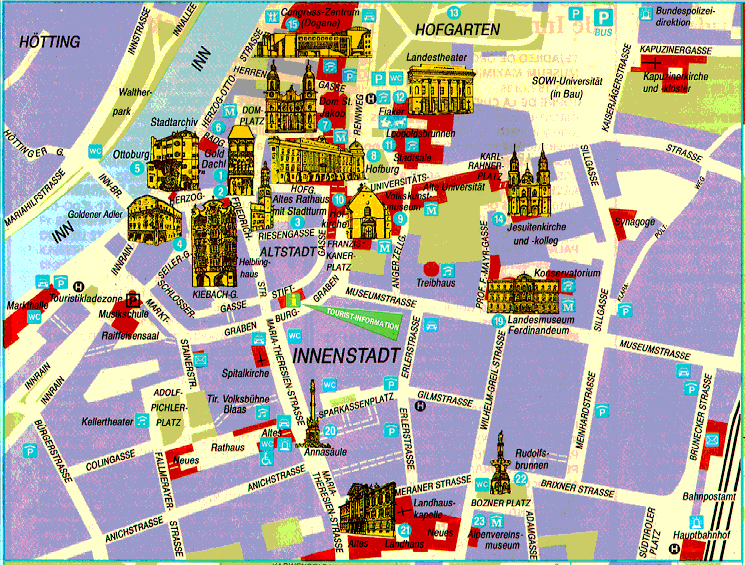 Austria Mappa Città