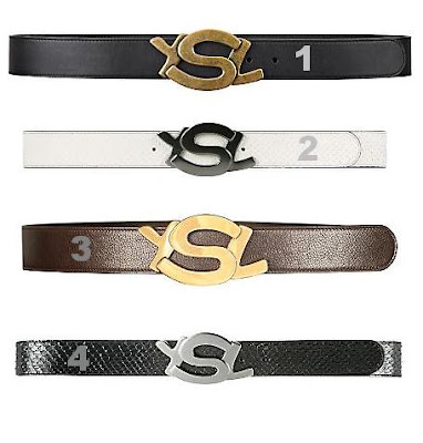 ysl python belt