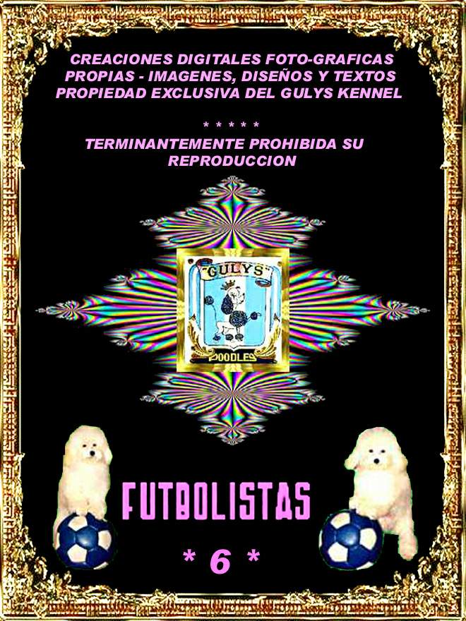 CANICHES GULYS - FUTBOLISTAS - 6 -