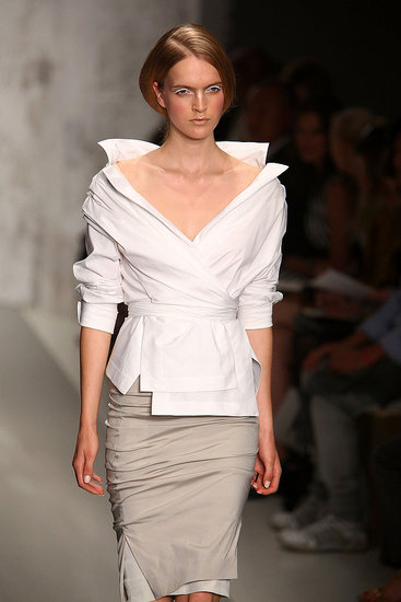 Wind-Swept Burlap Fashion: The Donna Karan Spring 2010 Line is