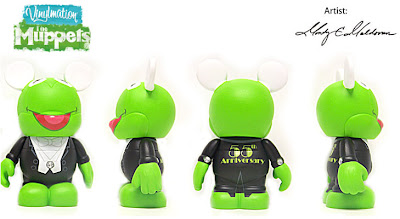 Disney Vinylmation The Muppets Series 1 - 55th Anniversary Kermit the Frog in Tuxedo Mystery Chase Figure 3 Inch Vinyl Figure