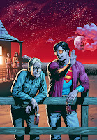 DC Comics - Action Comics #869 Cover Artwork featuring Jonathan Kent and Superman