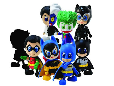 Batman Cosbaby 8 Figure PVC Set by Hot Toys