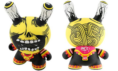 Kidrobot - Mictlantecuhtli 8 Inch Dunny Front and Back by Saner
