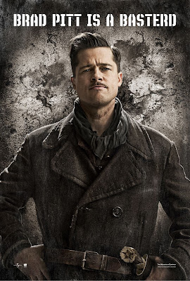 Inglourious Basterds Character Movie Posters - Brad Pitt as Lt. Aldo Raine