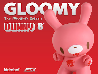 Kidrobot - Gloomy Bear 8 Inch Dunny by Mori Chack