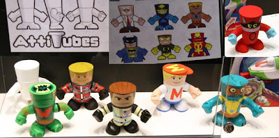 San Diego Comic-Con 2010 - Mattel AttiTUBES Vinyl Figures