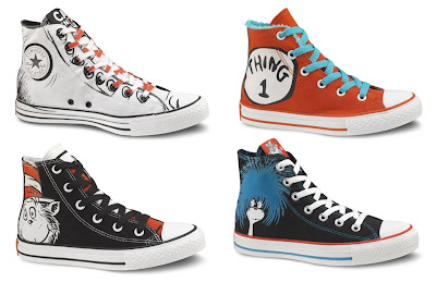 Converse Dr. Seuss Sneaker Collection - Dr. Seuss High Top Chuck Tyalor All Star Sneakers