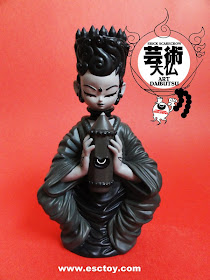 Tomenosuke Exclusive Art Daibutsu Gray 6 Inch Resin Figure by Erick Scarecrow