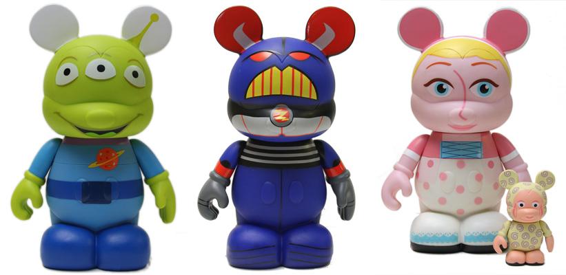 Disney Vinylmation 3 Robots Series 3 Little Green Men Alien Bot