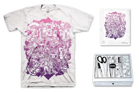 LTD Tee - Monster Mashup T-Shirt & Art Print Box Set by JVDK & Be Happy!