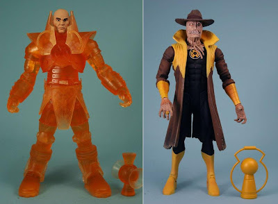 DC Universe Classics Wave 17 Blackest Night Action Figures - Orange Lantern Luthor & Sinestro Corps Scarecrow
