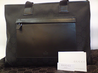 UNIQUE~ - Coachie Coach Bags =): Gucci 180449 - Black Logo Shoulder Handbag